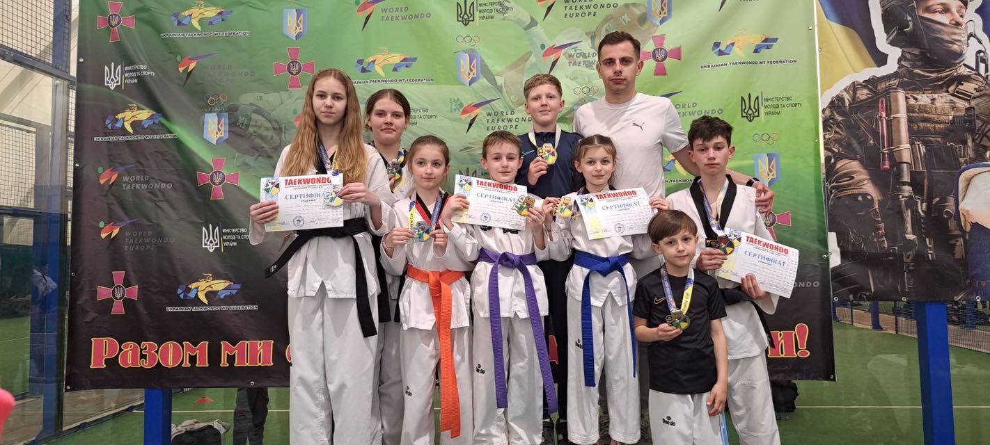 Добра школа! Добрі результати Всеукраїнського турніру з тхеквондо (ВТФ) «Західний пʼєдестал»