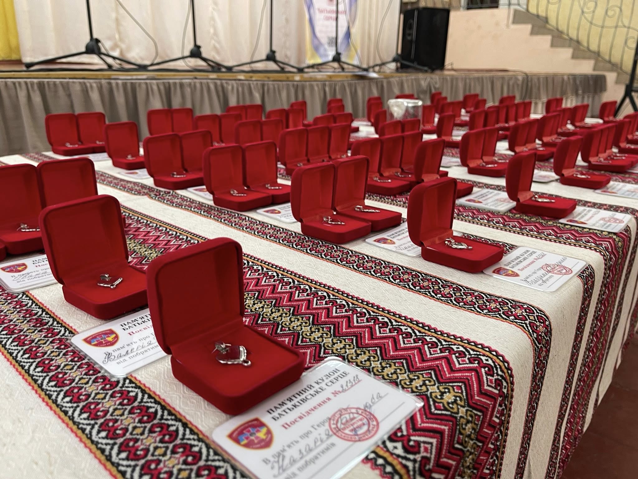 Обереги-кулони «Батьківське серце» вручили дітям загиблих Героїв