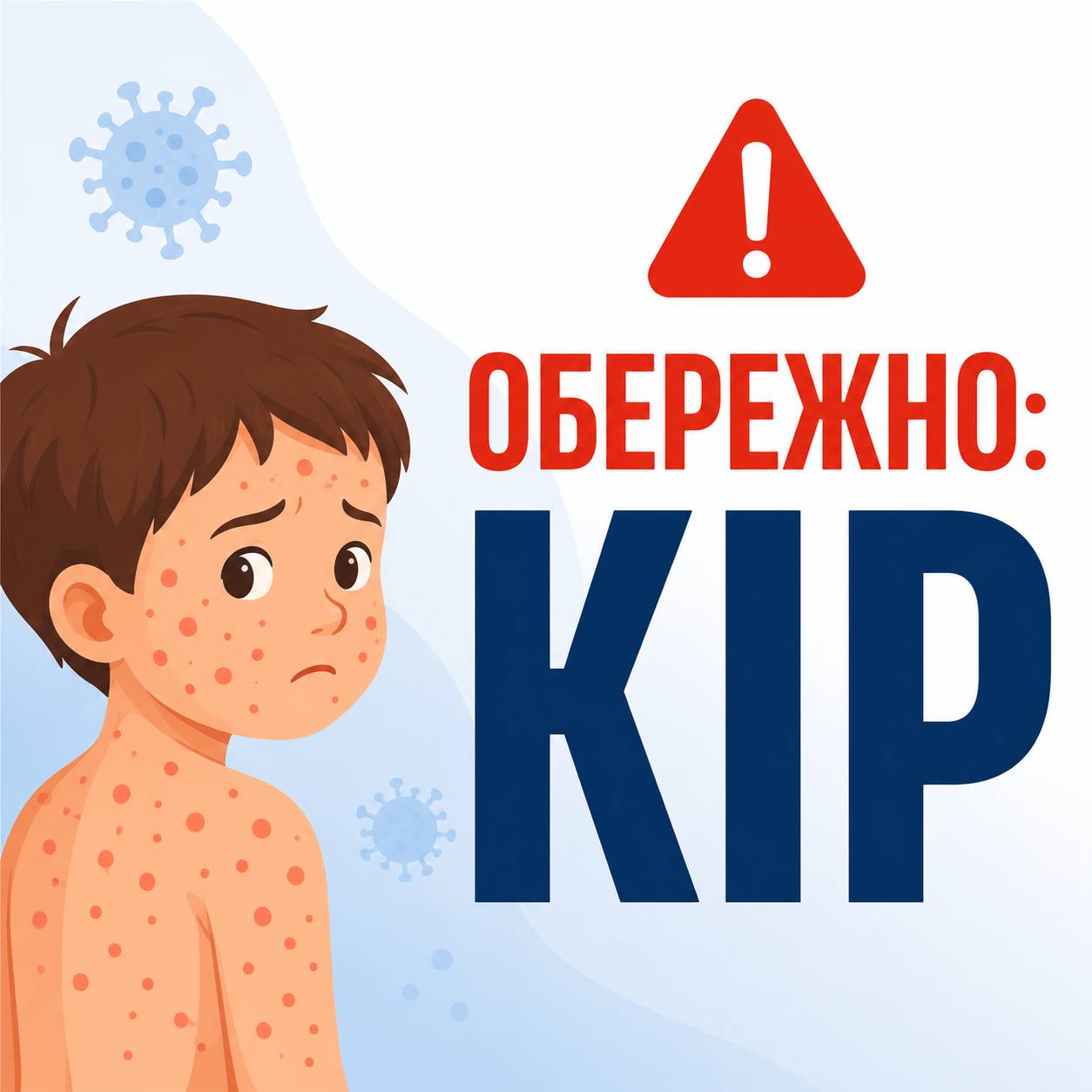 Увага: кір! Батьки, перевірте вакцинальний статус своєї дитини і надолужте прогавлені щеплення