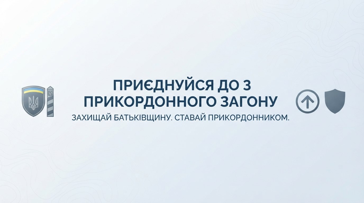 Рекрутинг до 3 прикордонного загону імені Героя України полковника Євгенія Пікуса